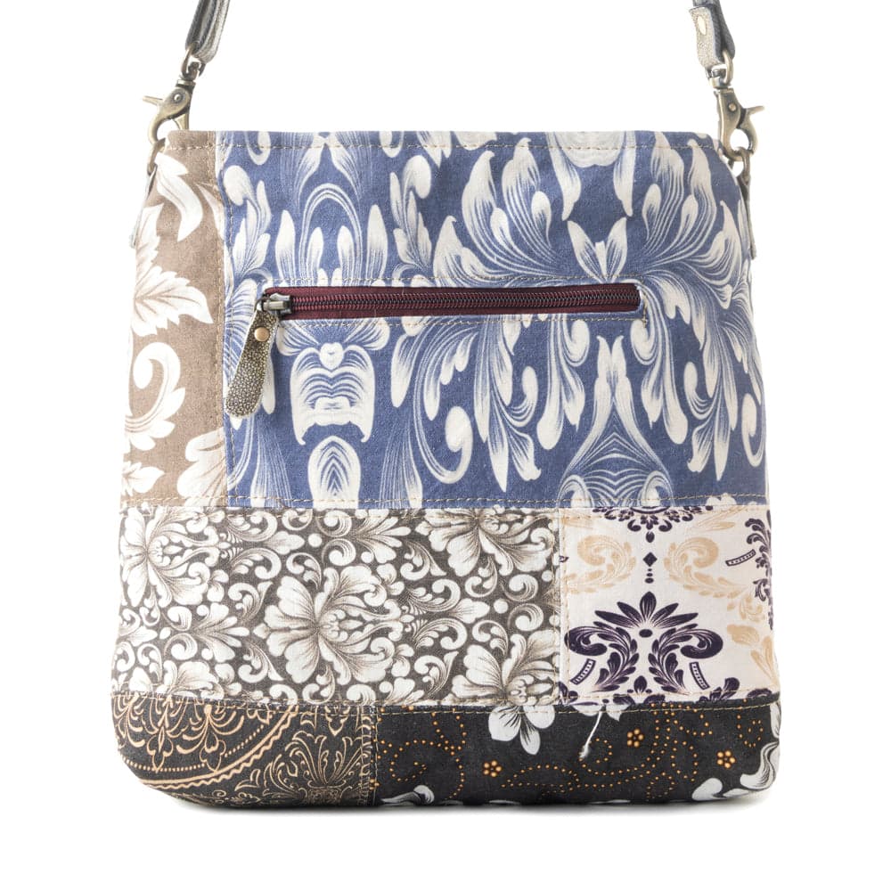 Myra Mossbloom upcycled canvas Bag for Women in olive - Olive - Thumbnail 3