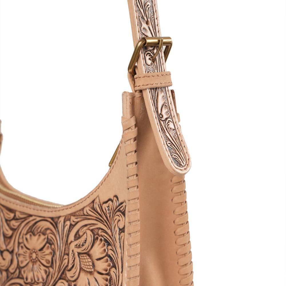 Handtooled Dannia Medium Purse - Slant Form - Slant Form - Thumbnail 4