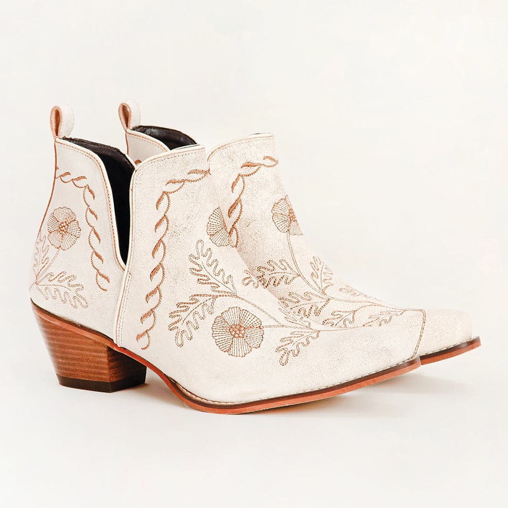 Loyal West South West Booties White Calfskin - 6 - Thumbnail 2