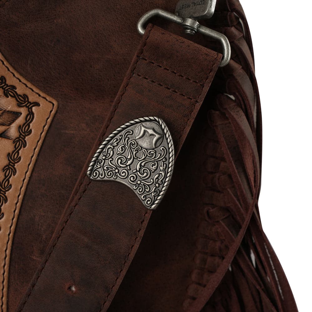 Sedona Tassle Bag - Oiled Ruby Leather - Oiled Ruby - Thumbnail 9