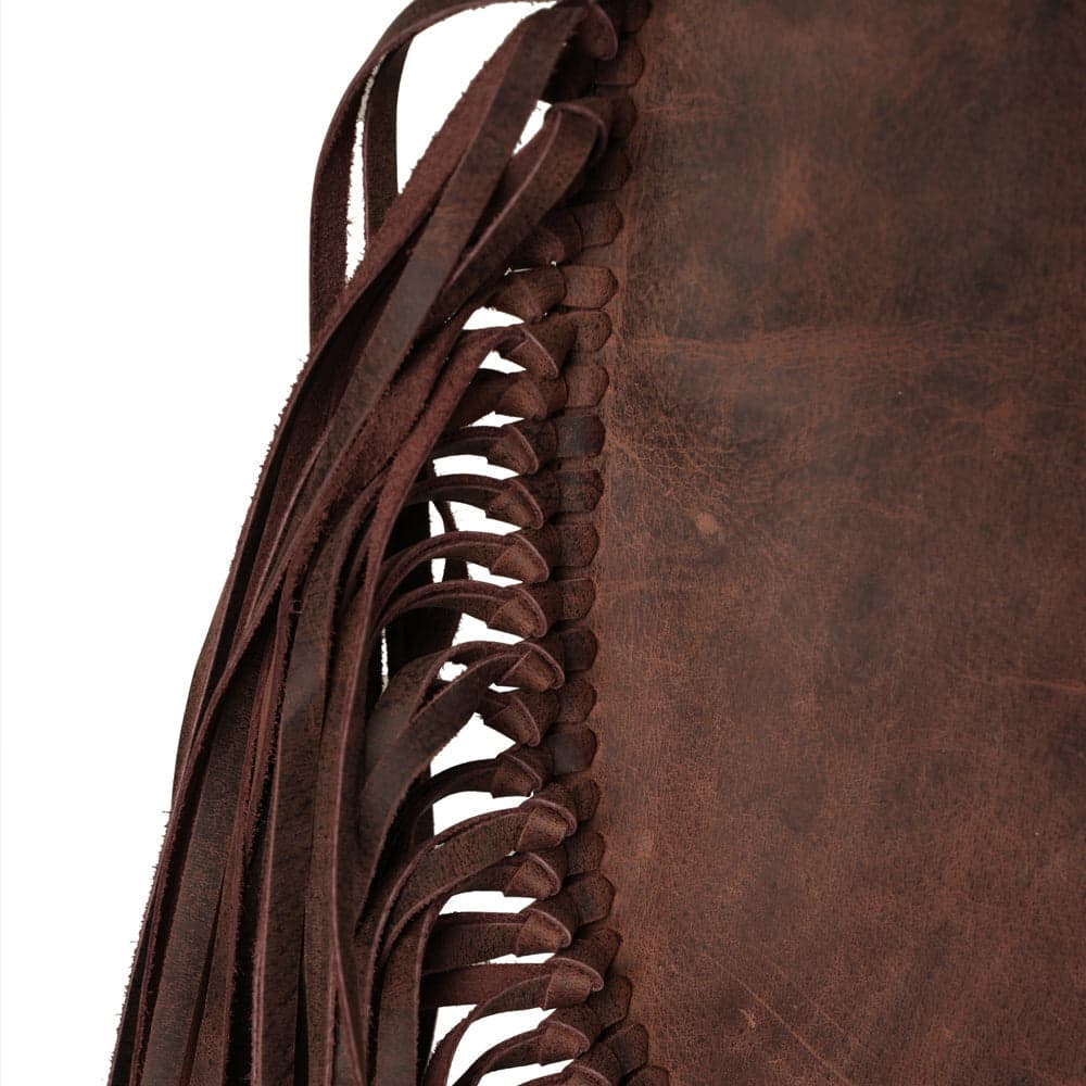Sedona Tassle Bag - Oiled Ruby Leather - Oiled Ruby - Thumbnail 4