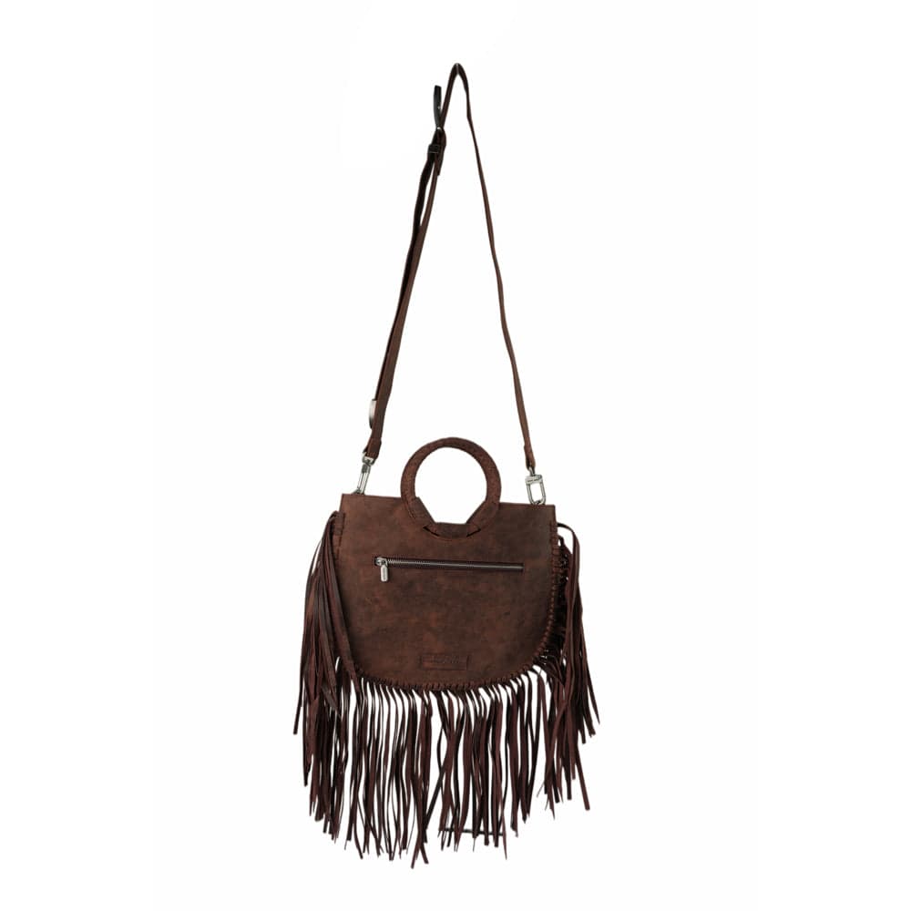 Sedona Tassle Bag - Oiled Ruby Leather - Oiled Ruby - Thumbnail 7