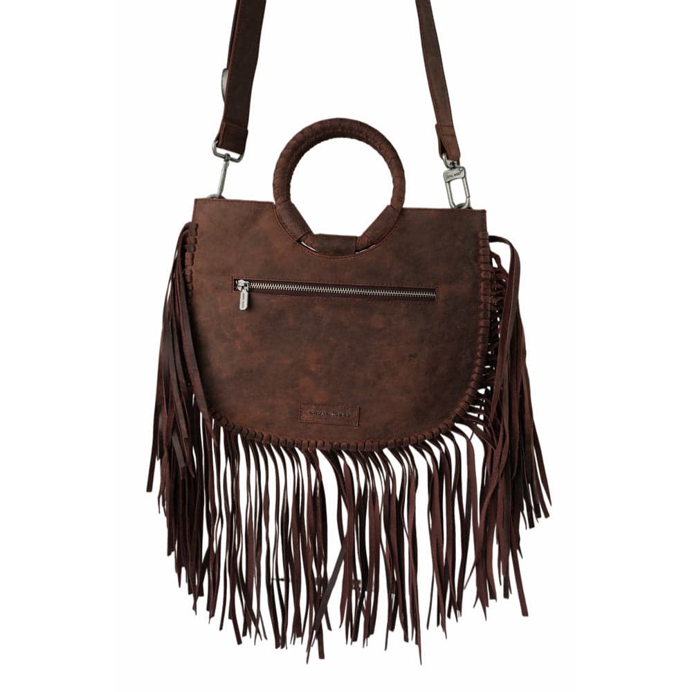 Sedona Tassle Bag - Oiled Ruby Leather - Oiled Ruby - Thumbnail 8