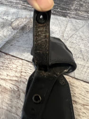 Gould & Goodrich Black Basketweave Leather Holster B720 590 RH - Thumbnail 3