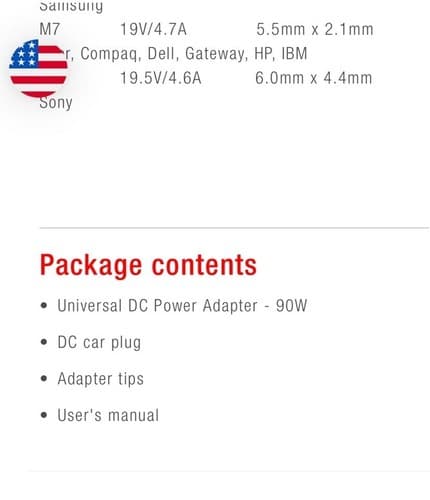 SIIG Universal AC Power Adapter -90W - Thumbnail 8