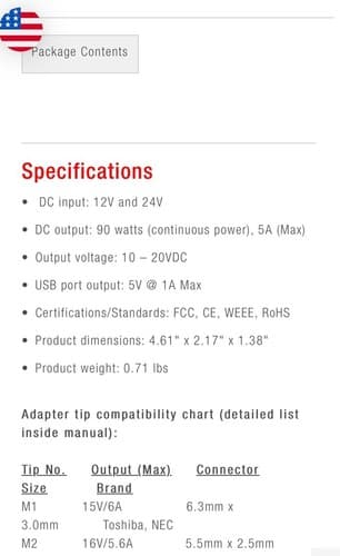SIIG Universal AC Power Adapter -90W - Thumbnail 6