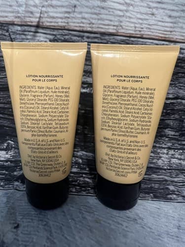 Set Of 2 Victoria's Secret Pink Honey Nourishing Body Lotion Travel Size 2.5 oz - Thumbnail 2