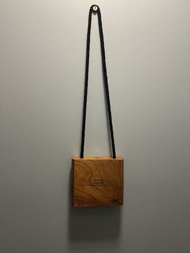 Cigar box purse with rope crossbody strap Cubita Hechos A Mano - Thumbnail 6