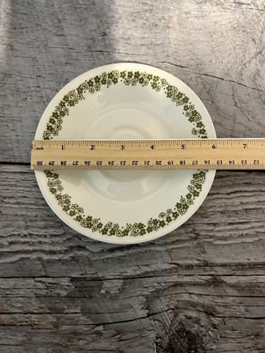 Vintage Corelle "Crazy Daisy" dinnerware six pieces - Thumbnail 5
