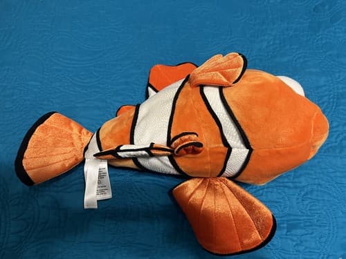 Finding Nemo Disney Store 17” Lg Clown Fish Disney Pixar Plush - Thumbnail 6