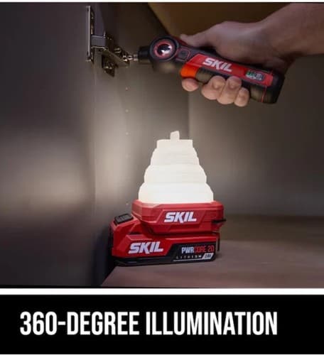SKIL 12V/20V Collapsible Lantern LH0300D-00 300 Lumen LED Light Tool Only New - Thumbnail 5