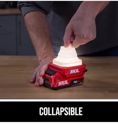 SKIL 12V/20V Collapsible Lantern LH0300D-00 300 Lumen LED Light Tool Only New - Thumbnail 4