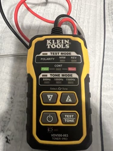 KLEIN TOOLS VDV500-123 VDV500-063 Toner-Pro Tone Generator Probe Used
