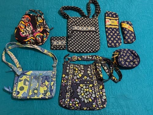 Vera Bradley Lot Of 8 pieces~SOLD AS IS