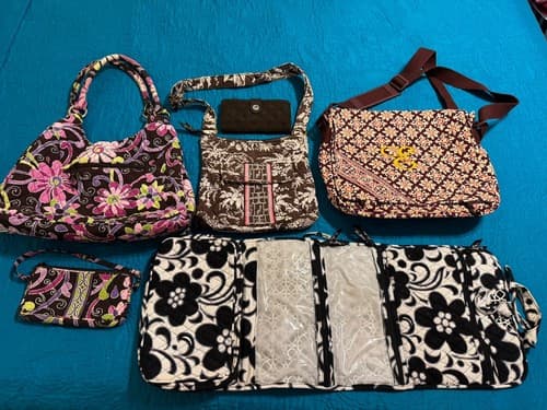 Vera Bradley Lot Of 6 pieces~SOLD AS IS