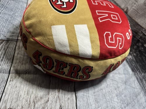 NFL San Francisco 49ers 15 Inch Round Plush Pillow - Thumbnail 3