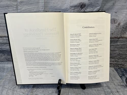 The Handbook of Forensic Psychology (1999 Hardcover) 2nd Ed.by Irving B Weiner - Thumbnail 5
