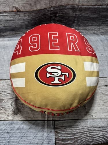 NFL San Francisco 49ers 15 Inch Round Plush Pillow