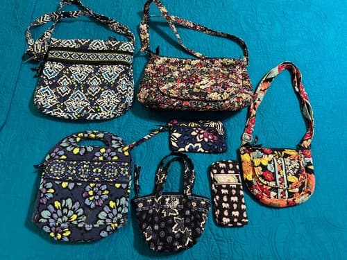 Vera Bradley Lot Of 7 pieces~SOLD AS IS