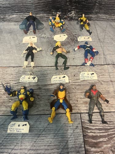 Vintage Marvel Action Figures~Lot Of 9