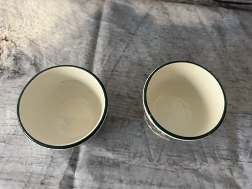 RARE! Pair of Johnson Brothers Victorian Christmas Votive Candle Holders - Thumbnail 6