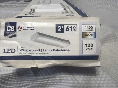 Lithonia Lighting Contractor Select 2 ft. LED Wraparound Light Fixture In White - Thumbnail 2
