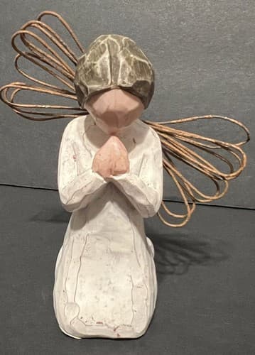 1999 Demdaco Willow Tree® "Angel of Prayer" Resin Figurine by Susan Lordi