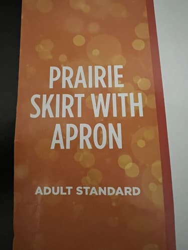 Halloween Thanksgiving Adult Women Costume - Prairie Skirt with Apron - Pioneer - Thumbnail 7
