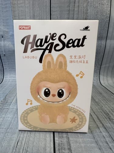 POP MART LABUBU The Monsters Have a Seat Vinyl Plush Blind Box US AUTHENTIC