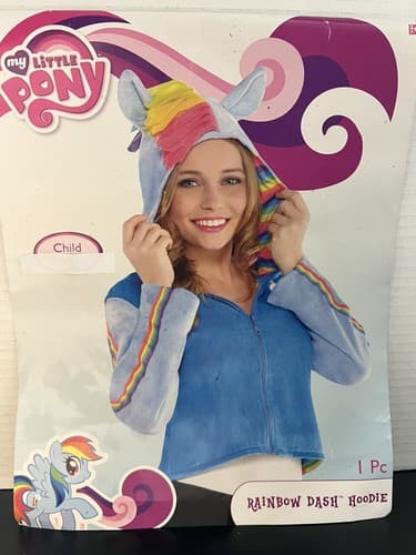 My Little Pony Rainbow Dash Hoodie Children’s Size Medium 8-10