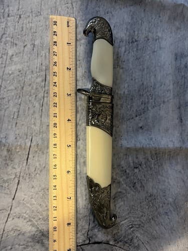 Eagle Head Fixed 4" Blade Knife With Sheath - Thumbnail 5