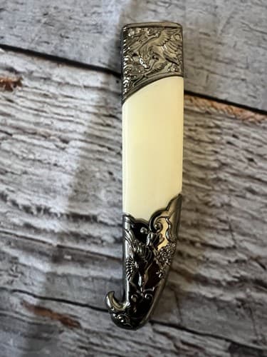 Eagle Head Fixed 4" Blade Knife With Sheath - Thumbnail 3