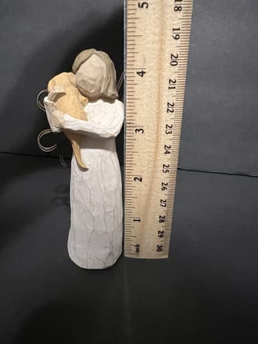 Willow Tree “Angel of Friendship” Figurine Figure Susan Lordi 1999 Puppy No Box - Thumbnail 5