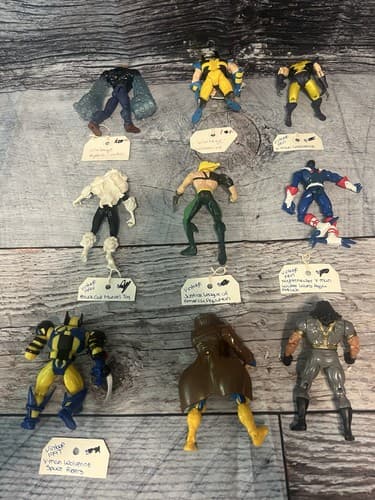 Vintage Marvel Action Figures~Lot Of 9 - Thumbnail 2