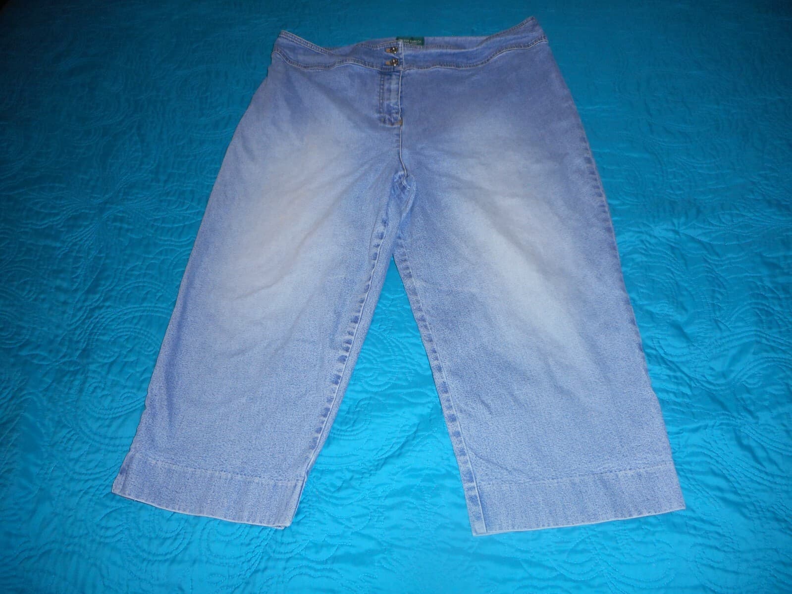 LRL Lauren Jeans Co Womens Blue Jeans Size 20W Classic Straight Light Wash