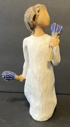 Willow Tree "Lavender Grace" Holding Lavender 5" Resin Figurine 2011