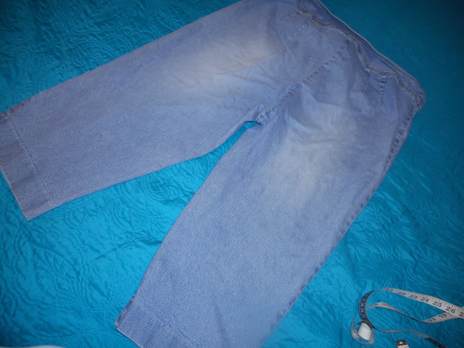 LRL Lauren Jeans Co Womens Blue Jeans Size 20W Classic Straight Light Wash - Thumbnail 3