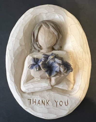 Willow Tree "Thank You~Plaque Appreciating Your Kindness!" 2004