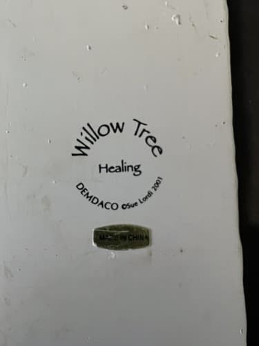 Willow Tree "HEALING" Demdaco Susan Lordi Wall Plaque Woman with Bird 2001 - Thumbnail 3