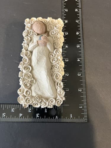 Willow Tree "HEALING" Demdaco Susan Lordi Wall Plaque Woman with Bird 2001 - Thumbnail 4