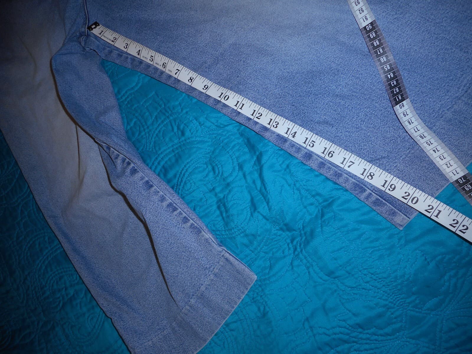 LRL Lauren Jeans Co Womens Blue Jeans Size 20W Classic Straight Light Wash - Thumbnail 6