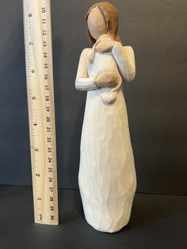 Willow Tree “ Angel Of Mine “ Figurine By Susan Lordi 2003 Demdaco 9” - Thumbnail 4
