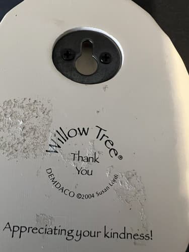 Willow Tree "Thank You~Plaque Appreciating Your Kindness!" 2004 - Thumbnail 3