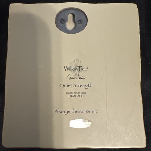Willow Tree "Quiet Strength" Horse/Woman Hanging Wall Decoration 2005 Lordi - Thumbnail 5