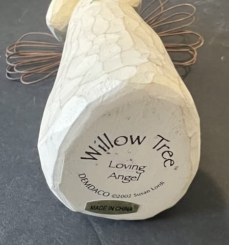 Willow Tree "Loving Angel" Figurine Demdaco 5.5" Susan Lordi 2002 Prayer - Thumbnail 4