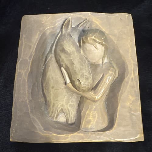 Willow Tree "Quiet Strength" Horse/Woman Hanging Wall Decoration 2005 Lordi - Thumbnail 4