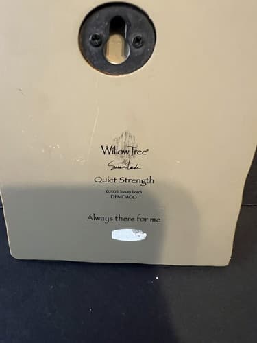Willow Tree "Quiet Strength" Horse/Woman Hanging Wall Decoration 2005 Lordi - Thumbnail 7