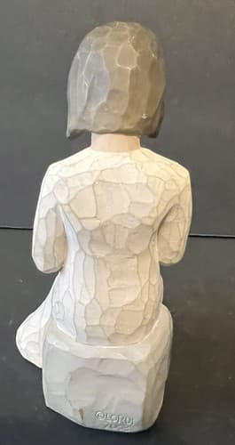 Willow Tree "Wisdom" by Susan Lordi 2003 Girl Reading Book Figurine 4.5" - Thumbnail 2
