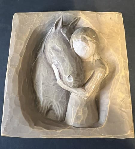 Willow Tree "Quiet Strength" Horse/Woman Hanging Wall Decoration 2005 Lordi