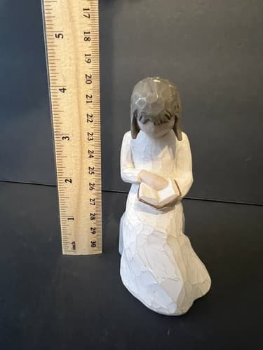 Willow Tree "Wisdom" by Susan Lordi 2003 Girl Reading Book Figurine 4.5" - Thumbnail 4